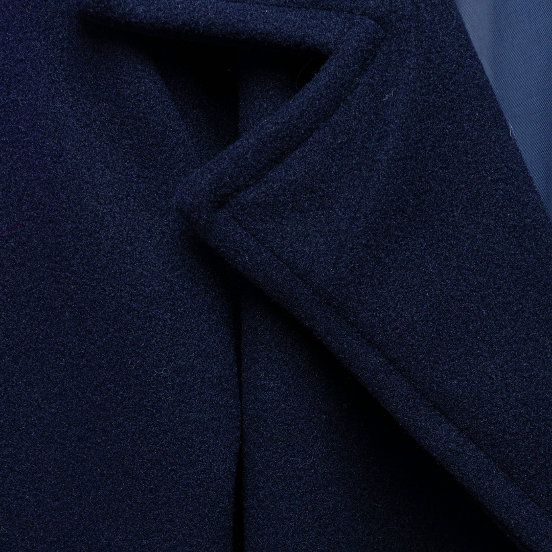 Cappotto lana misto cammello - Blu Notte